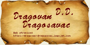 Dragovan Dragosavac vizit kartica